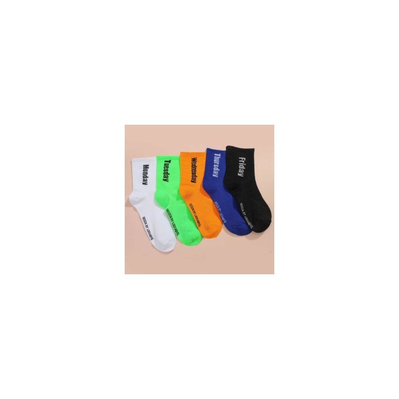 Calcetas Unisex Adulto Días de la Semana