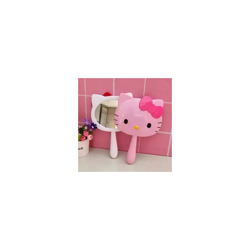 Espejo De Hello Kitty De Mano Portátil
