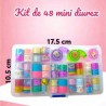 Estuche con 48 Washis y 3 Despachadores de Cinta Decorativa