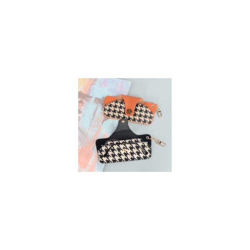 Estuche de Gafas Vintage con Cierre de Broche