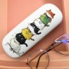 Estuche Duro para Gafas con estampado de Gato Kawaii