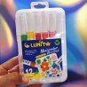Estuche Lunita con Plumones Acrilicos 12 pzs L250-12