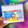 Estuche Lunita Plumones Acrilicos 24 pzs Monito L251-24