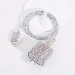 Funda protectora para Cubo y Cable de Iphone Brillos + accesorios protectores
