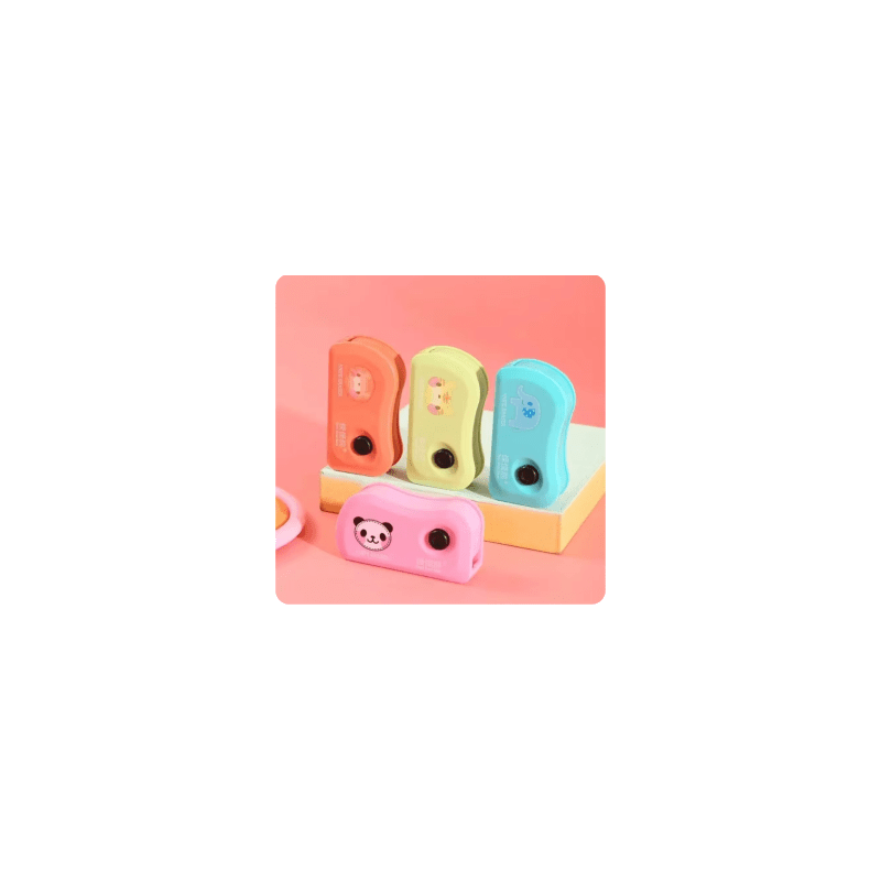 Goma Borrador Girable accionar de Cuchillo con diseños de Animalitos Kawaii