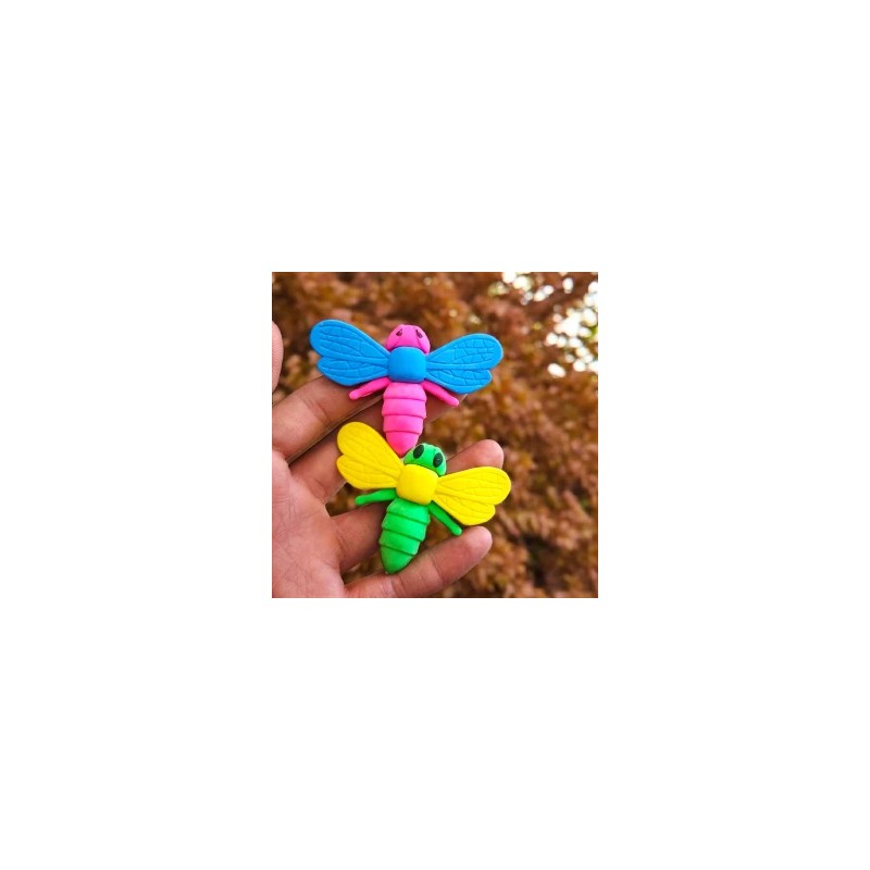 Goma Borrador Modelo Avispa Colores 8006