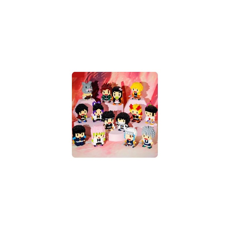 Juego con 491 Mini Bloques 3D Anime Demon Slayer