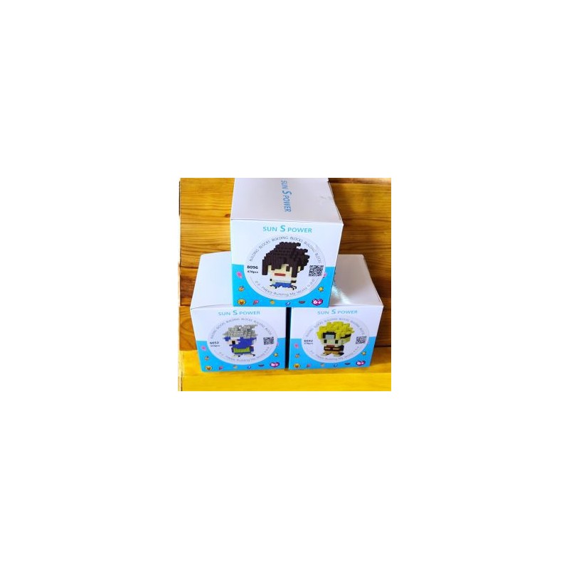 Juego con 478 Mini Bloques 3D Naruto