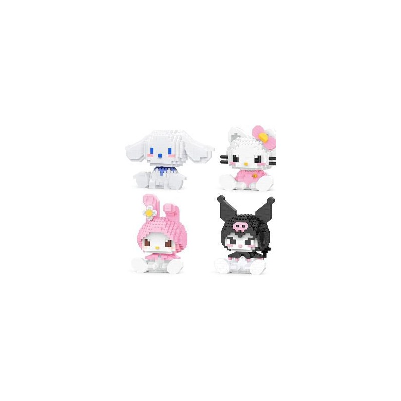 Juego con 515 Mini Bloques 3D Sanrio