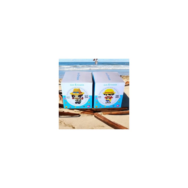 Juego con 612 Mini Bloques 3D One Piece