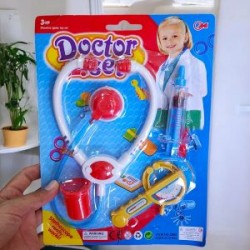 Juego de Doctor con Jeringa, Estetoscopio y más de Juguete