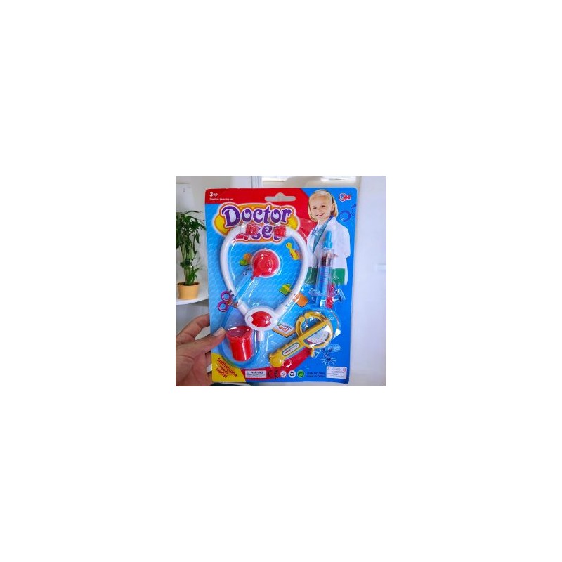 Juego de Doctor con Jeringa, Estetoscopio y más de Juguete