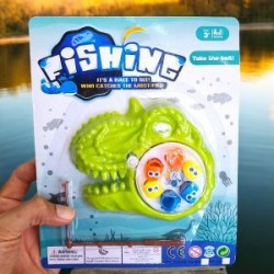 Juego de Pescua con forma de Dinosaurio