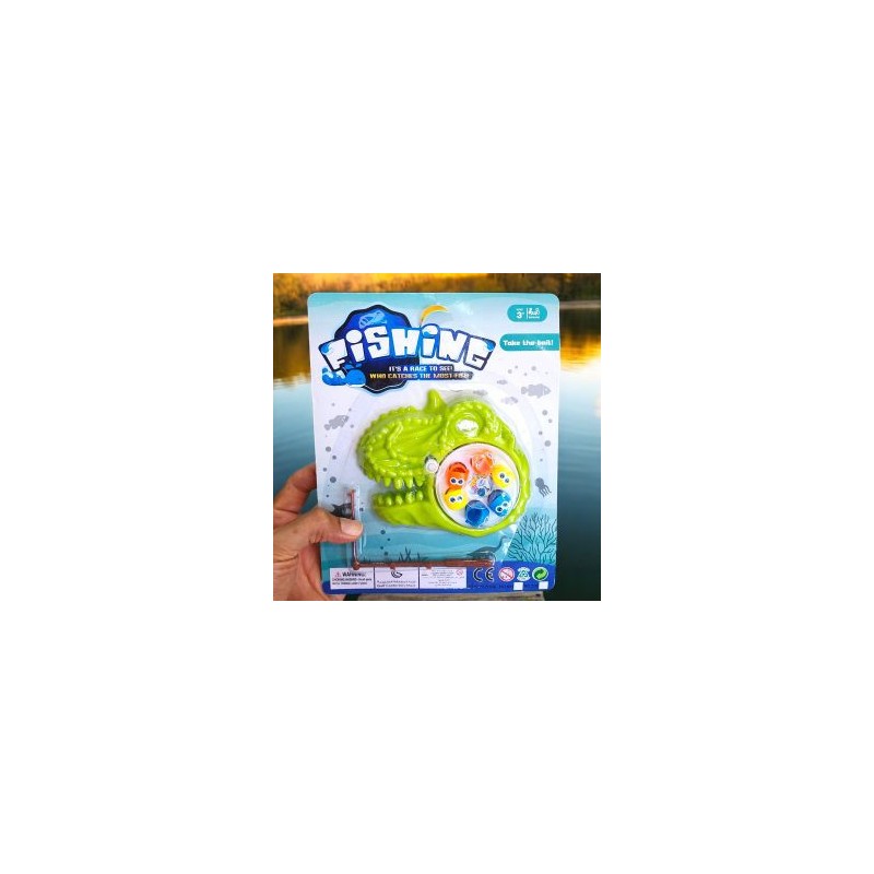 Juego de Pescua con forma de Dinosaurio