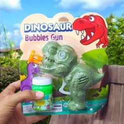 Juguete de Pistola de Burbujas en forma de Trex