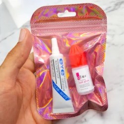 Kit de Pegamento para Pestañas y para Uñas
