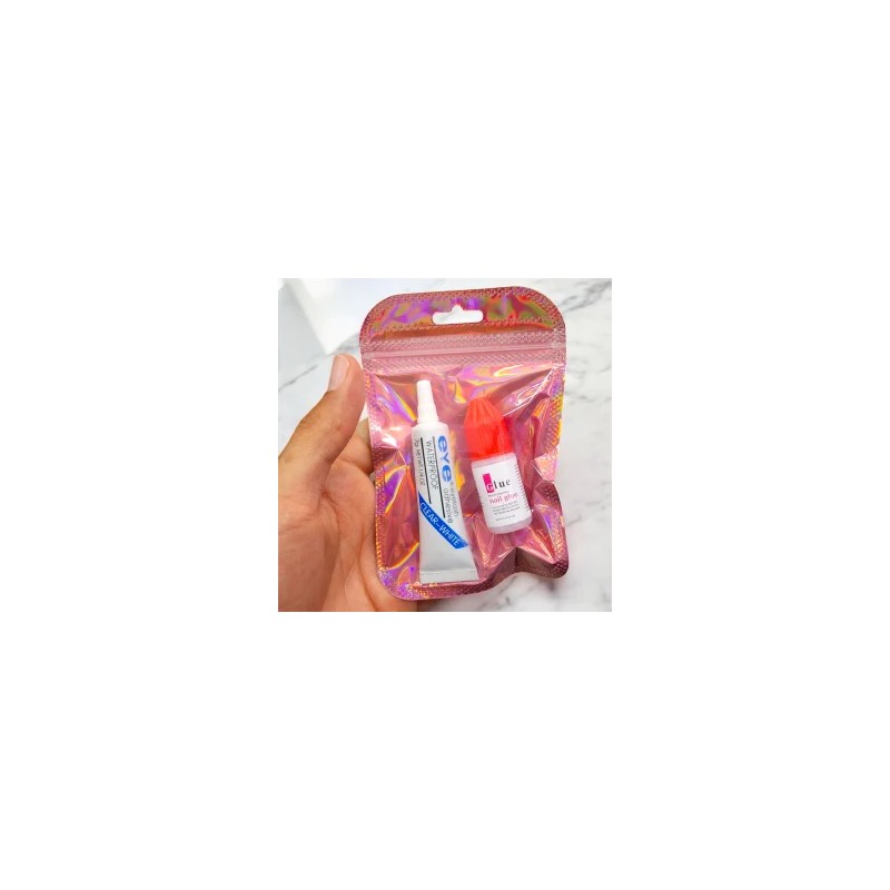 Kit de Pegamento para Pestañas y para Uñas