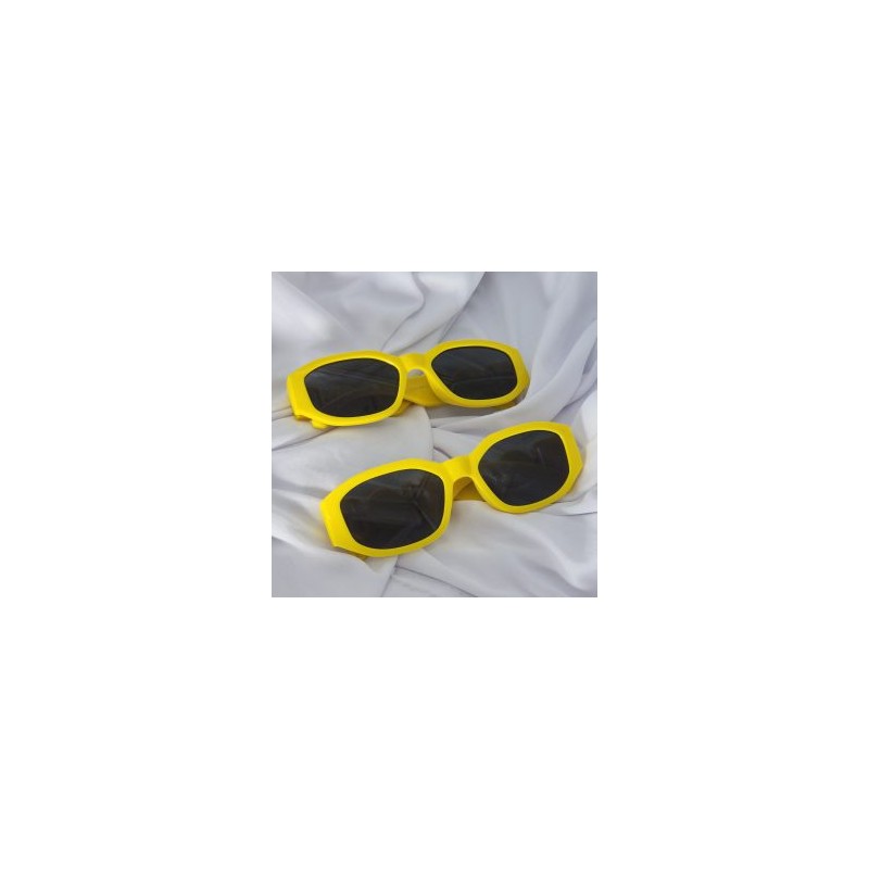 Lentes De Sol Armazon Resina Color Amarillo (Se envia al azar)