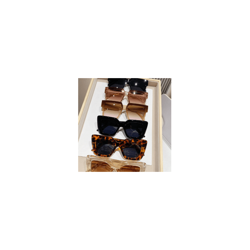 Lentes de Sol Modelo Estilo Retro Cuadradas Elegantes