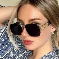 Lentes de Sol para Dama con Proteccion UV Modelo: Grande Dorado