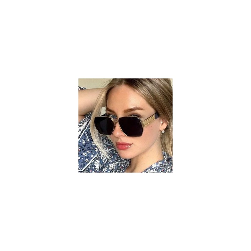 Lentes de Sol para Dama con Proteccion UV Modelo: Grande Dorado