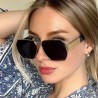 Lentes de Sol para Dama con Proteccion UV Modelo: Grande Dorado