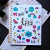 Libreta 100 Hojas Rayas Tamaño Profesional Diseños Cute