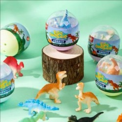 Mini Juguete en forma de Dinosaurio Cápsula Circular al Azar