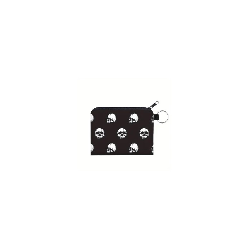 Monedero/Llavero con estampado Digital de Calavera