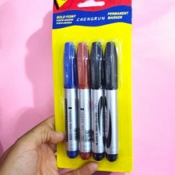 Pack de 4 Marcadores Permanentes Chengrun