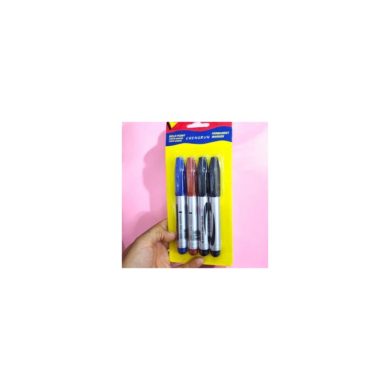 Pack de 4 Marcadores Permanentes Chengrun