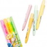 Pack de 4 Marcatextos Retractiles Colores Pastel H735