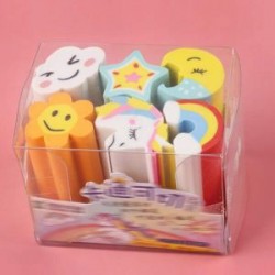 Pack de 6 Borradores de Romantic Sky Unicornio Largos Kawaii