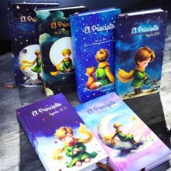 Agenda Diaria 2025 Cosida Planificadora Pasta Dura Principito Tamaño Bolsillo YC012261