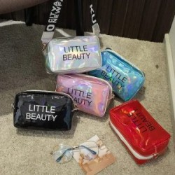 Bolsa de Mano Afelpada Diseño Vaca con Cierre