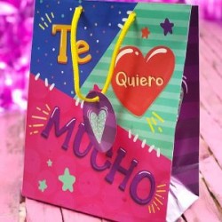 Bolsa de Regalo Grande Feliz Navidad Santa