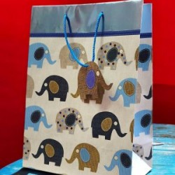 Bolsa de Regalo San Valentin Corazones 3D Grande