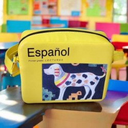 Bolsa para Dama Crossbody en forma de Corazon con Pedreria y Cadena