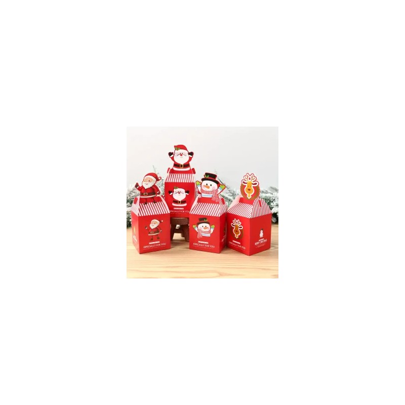 Cajita de Regalo Animalitos Kawaii con Broche Velcro