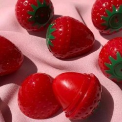 Balsamo Labial en Forma de Fresa
