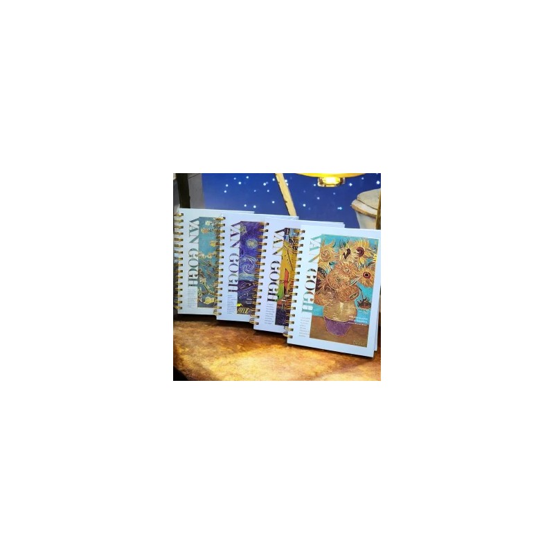Libreta Sketchbook para Dibujo con Espiral 50 hojas 160 g/m2 Van Gogh Tamaño A4