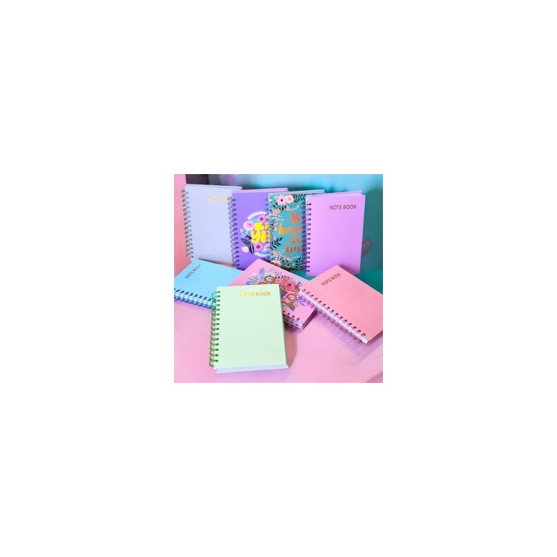 Libreta Tamaño Frances con 60 Hojas de Raya y 9 Blocs de Notas Adhesivas Diseños Gato Cute