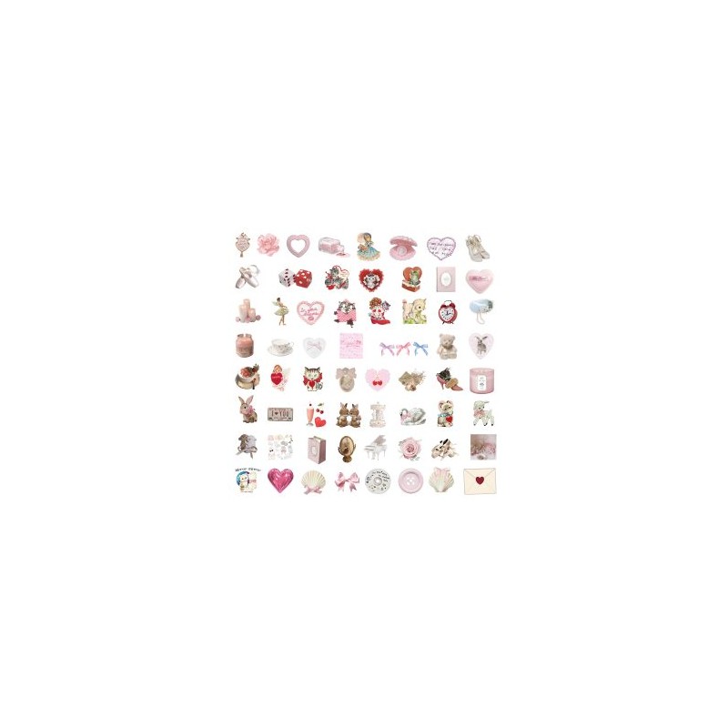Pack 50 Stickers Impermeables Pegatinas Zootopia