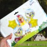Pack con 50 Stickers Diseños Little Twin Stars