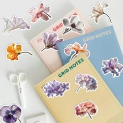 Pack con 50 Stickers Impermeables Comida Rápida