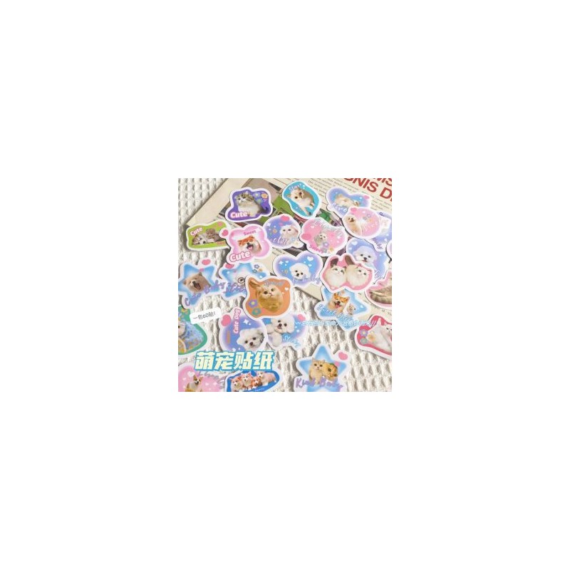 Pack con 50 Stickers Impermeables Personajes Kawaii