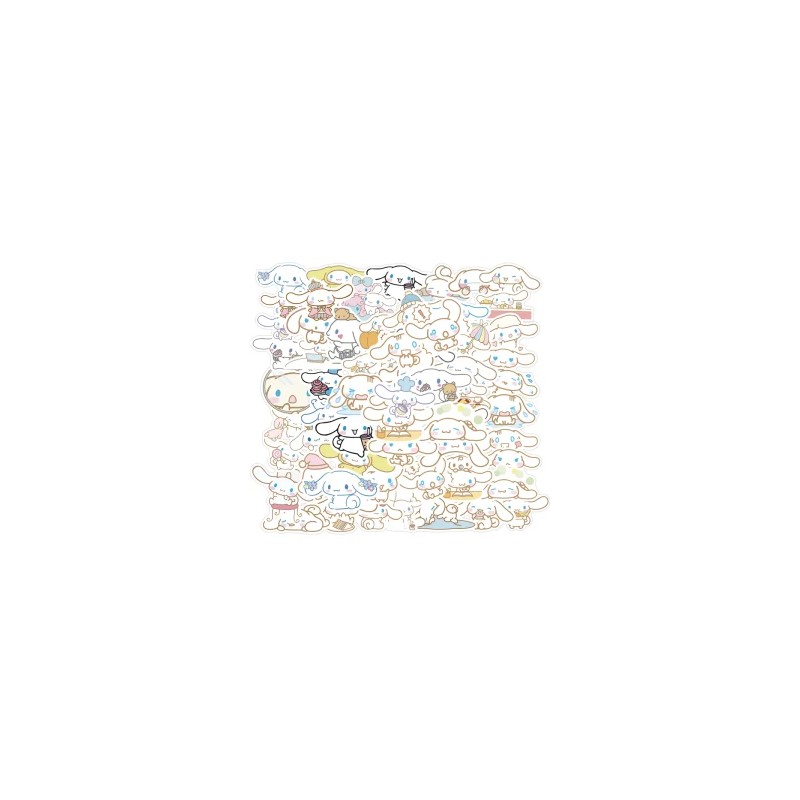 Pack con 50 Stickers Impermeables Scrapbooking Album de Recortes Vintage