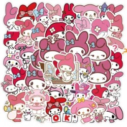 Pack con 50 Stickers Impermeables Scrapbooking Vintage Print