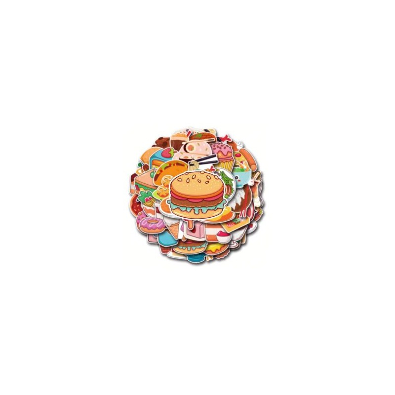 Pack con 63 Stickers Impermeables Scrapbooking Periodico Recortes Vintage