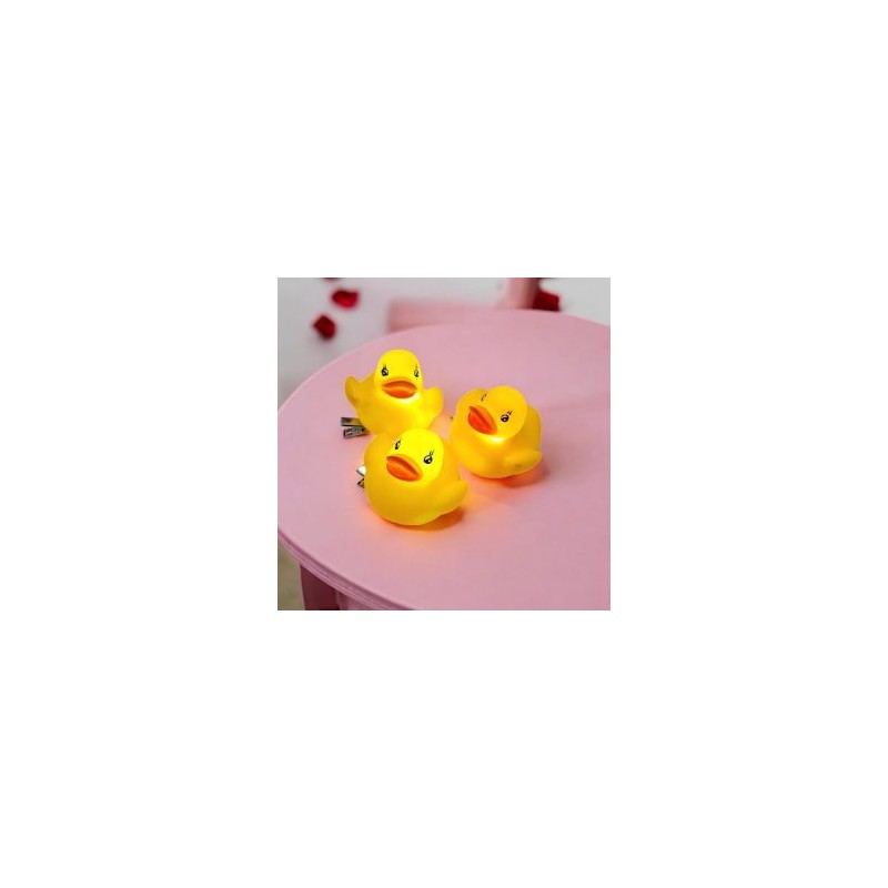 Pinza Patito de Plastico con Luz